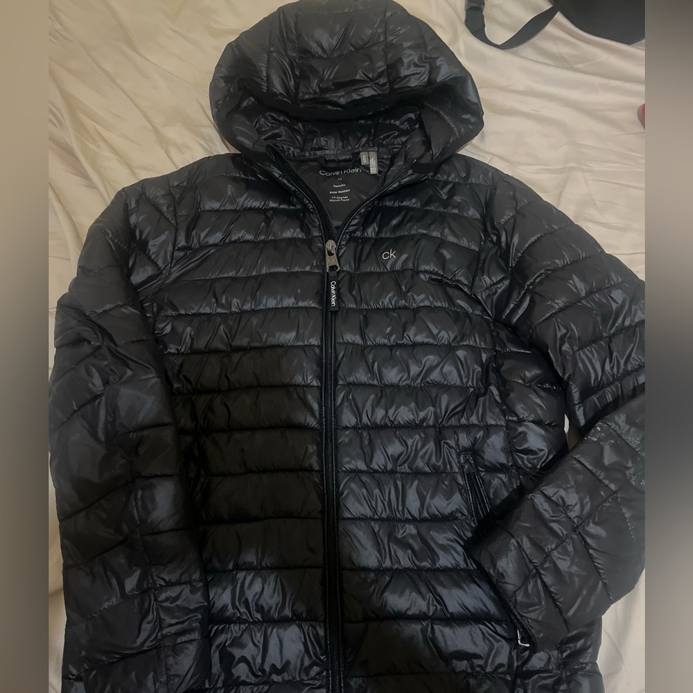 Calvin Klein Men's Hooded & Quilted Packable Jacket
